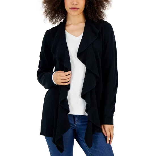 Cheapest ๐ Karen Scott Plus Size Printed Henley Top, Created For Macy's Crescendo Blue ๐ฅฐ - Image 3