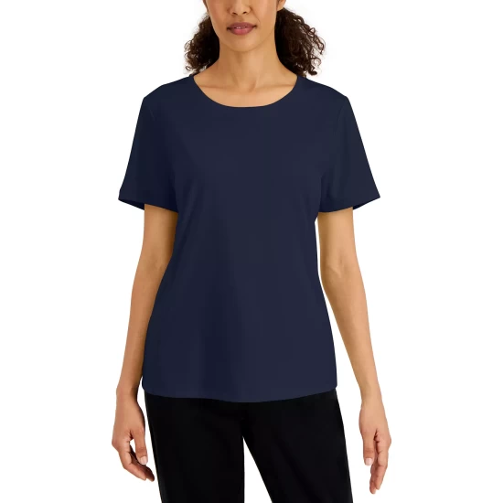 Outlet 🎁 Karen Scott Plus Size Quinn Capri Pants, Created For Macy's Twilight Wash 🔔