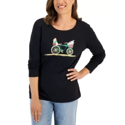 Promo 👍 Karen Scott Mock-Neck Top, Created For Macy's Spruce Night 🥰