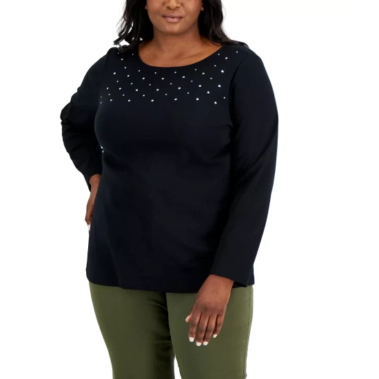 Best Sale ๐งจ Karen Scott Sonal Flat ๐ฉด Sandals, Created For Macy's Black ๐งจ - Image 5