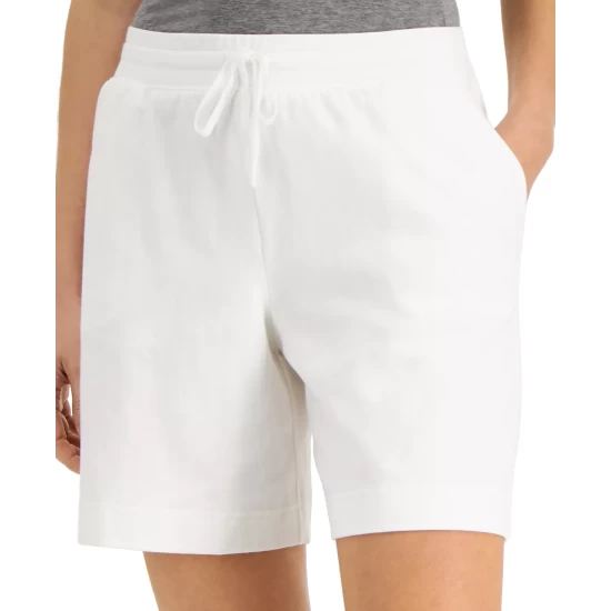 Coupon ๐ Karen Scott Petite Knit Shorts, Created For Macy's Intrepid Blue ๐ฅ - Image 5