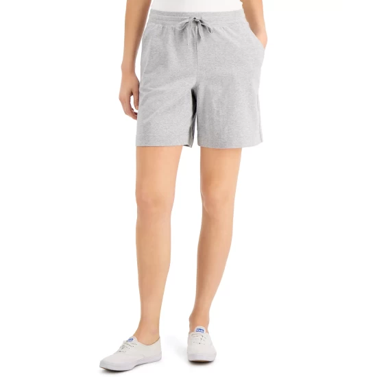 Coupon ๐ Karen Scott Petite Knit Shorts, Created For Macy's Intrepid Blue ๐ฅ - Image 6