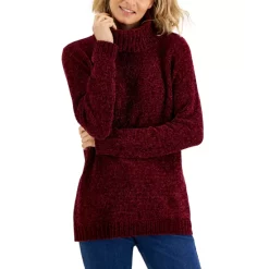 Best Pirce ๐ฏ Karen Scott ๐ฉ Women's Crewneck Cable Sweater, Created For Macy's Light Blue Neps โจ