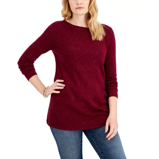 Best Sale 😀 Karen Scott 👩 Women's Brushstroke Cardigan, Created For Macy's Light Smoke Heather 🎉 - Image 2