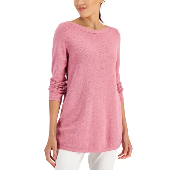 Best Sale 😀 Karen Scott 👩 Women's Brushstroke Cardigan, Created For Macy's Light Smoke Heather 🎉 - Image 3