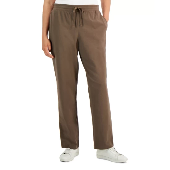 Buy ๐ Karen Scott ๐ฉ Women's Plaid-Heart Sweatshirt, Created For Macy's Light Blue Heather ๐ - Image 3