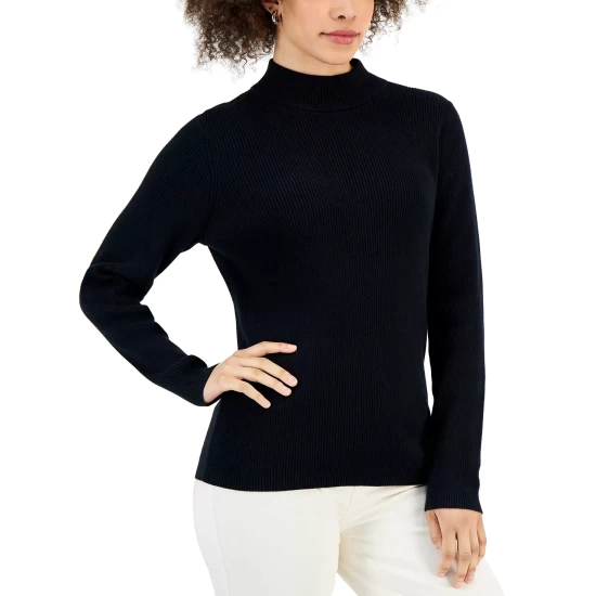 Top 10 โ Karen Scott ๐ฉ Women's Plaid Mock-Neck Top, Created For Macy's Winter White ๐