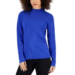 Outlet ❤️ Karen Scott 👩 Women's Ottoman-Knit Long Cardigan, Created For Macy's Cassis ⭐