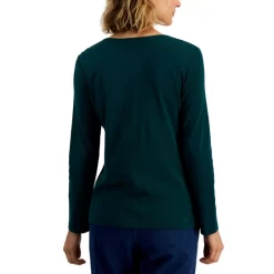 Best reviews of ⌛ Karen Scott Colorblocked Boat-Neck Top, Created For Macy's Deep Black 🎉