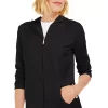 Best Sale ❤️ Karen Scott Petite Open-Front Duster Cardigan, Created For Macy's Dark Olive Marl 💯