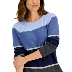 Hot Sale 👍 Karen Scott Quilted Fleece Vest, Created For Macy's Heather Indigo 🔥