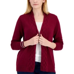 Top 10 👏 Karen Scott 👩 Women's Mistletoe Boutique Printed Henley Top, Created For Macy's Intrepid Blue 👍