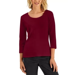 Promo 🔥 Karen Scott 👩 Women's Blossom Cardigan, Created For Macy's Crescendo Blue ❤️