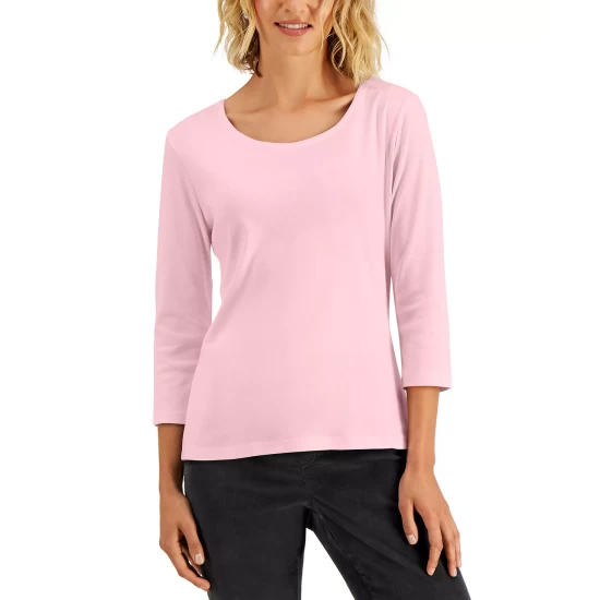 Promo ๐ฅ Karen Scott ๐ฉ Women's Blossom Cardigan, Created For Macy's Crescendo Blue โค๏ธ - Image 2