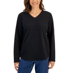 Flash Sale 🔥 Karen Scott Plus Size Colorblocked Sweater, Created For Macy's Cassis Combo ❤️