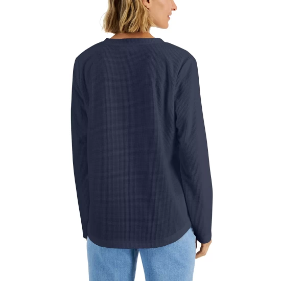 Top 10 ๐ Karen Scott Short Sleeve Scoop Neck Top, Created For Macy's Pebble ๐ - Image 2