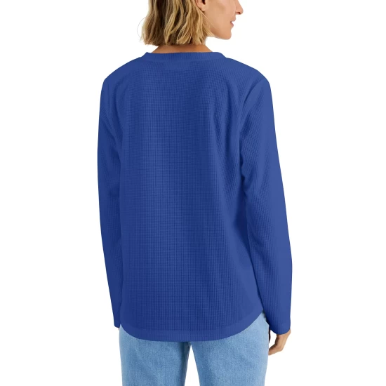 Top 10 ๐ Karen Scott Short Sleeve Scoop Neck Top, Created For Macy's Pebble ๐ - Image 3
