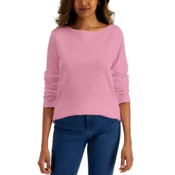 Promo โ Karen Scott ๐ฉ Women's Catalina Printed Top, Created For Macy's Intrepid Blue ๐