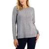 Budget 🔥 Karen Scott Plus Size Cardigan Sweater, Created For Macy's Charcoal Heather ⌛