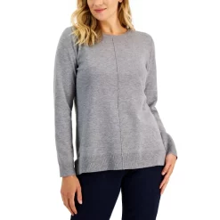 Budget 🔥 Karen Scott Plus Size Cardigan Sweater, Created For Macy's Charcoal Heather ⌛