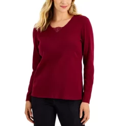 Top 10 👍 Karen Scott Plus Size Quarter Zip Cotton Top, Created For Macy's Winter White 👏