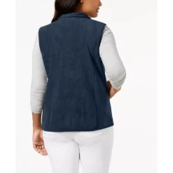 Promo 😉 Karen Scott Petite Fleece Crewneck Sweatshirt, Created For Macy's Marine Green 🌟