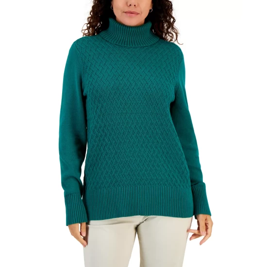 Best reviews of ๐ฅฐ Karen Scott Petite Lola Floral Short-Sleeve Henley Top, Created For Macy's New Red Amore โจ - Image 2