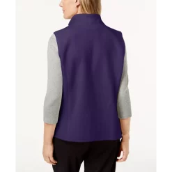 Deals 🔔 Karen Scott Cotton Layered-Look Woven Top, Created For Macy's Chocolate 💯