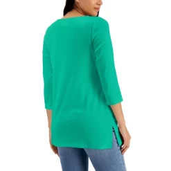 Cheap 🥰 Karen Scott Petite Denim Bermuda Shorts, Created For Macy's Chambray ⭐