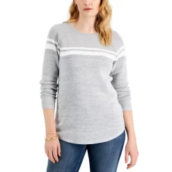 Best reviews of ✨ Karen Scott Plus Size Cotton Cutout-Sleeve Top, Created For Macy's Aqua Ice 👍