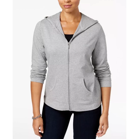 Outlet 💯 Karen Scott 👩 Women's Floral Microfleece Top, Created For Macy's Winter White 💯