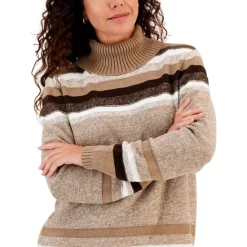 Wholesale 🛒 Karen Scott Plus Size Printed Sweatshirt, Created For Macy's Intrepid Blue 🤩