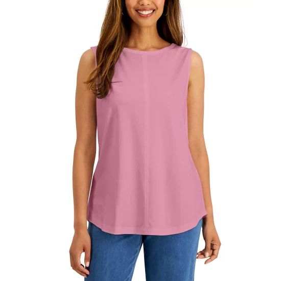 Best reviews of ๐ Karen Scott ๐ฉ Women's Gingham Blooms Printed Top, Created For Macy's New Red Amore ๐ - Image 2