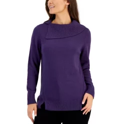 Hot Sale ✔️ Karen Scott Plus Size 3/4-Sleeve Graphic Top, Created For Macy's Marine Green 😀