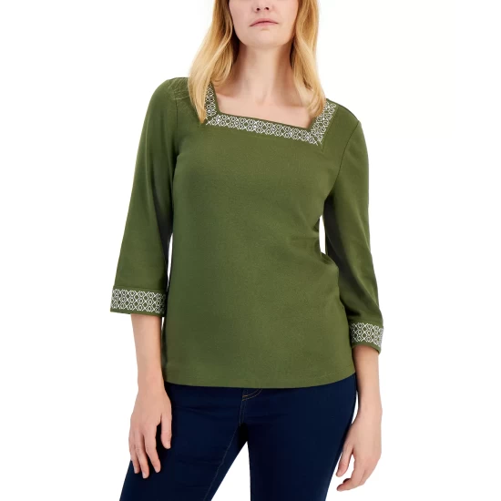 Outlet ๐งจ Karen Scott ๐ฉ Women's Good Morning Sleeveless Puffer Vest, Created For Macy's Winter White ๐