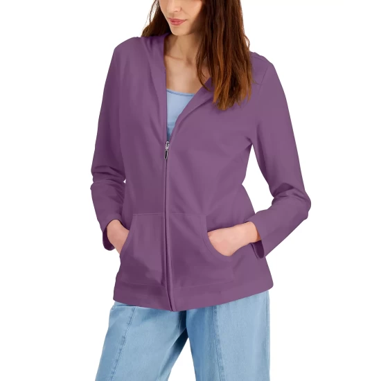 Deals 😀 Karen Scott 👩 Women's Cotton Tunic Top, Created For Macy's Sea Pink ⌛