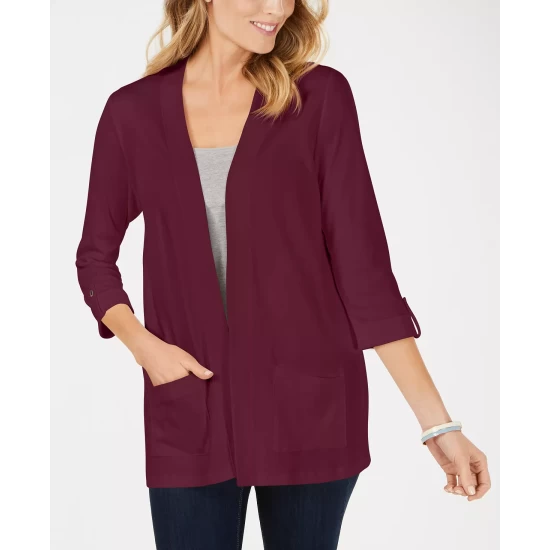 Cheap 😉 Karen Scott Plus Size V-Neck Cable-Knit Cardigan, Created For Macy's Beige Marl 😉