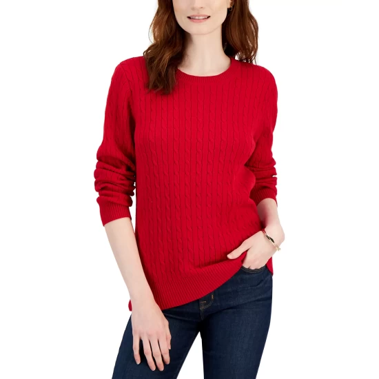 Buy ๐ Karen Scott ๐ฉ Women's Holiday Mock-Neck Top, Created For Macy's Ultra Blue ๐ - Image 4