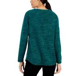 Brand new ⌛ Karen Scott Plus Size Open-Front Duster Cardigan, Created For Macy's Black Ash Marl 😍