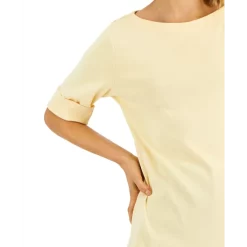 Outlet ⭐ Karen Scott Plus Size Snowflake-Tree Graphic Top, Created For Macy's Deep Black 🌟