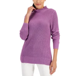 Brand new 🥰 Karen Scott Plus Size Cotton Elbow-Sleeve Top, Created For Macy's Intrepid Blue 👍