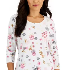 Hot Sale 🥰 Karen Scott Plus Size Cable-Knit Mock-Neck Sweater, Created For Macy's Chestnut Heatehr 😍