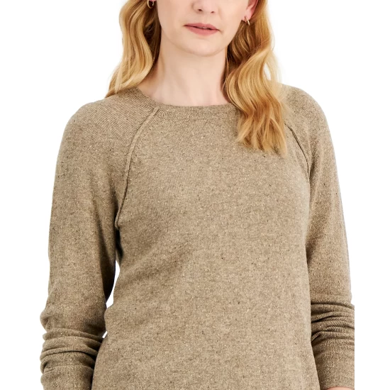 Discount 🌟 Karen Scott 👩 Women's Sweater, Created For Macy's Winter White Nep ❤️ - Image 3