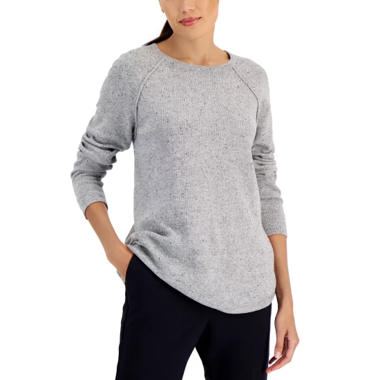 Discount 🌟 Karen Scott 👩 Women's Sweater, Created For Macy's Winter White Nep ❤️ - Image 4