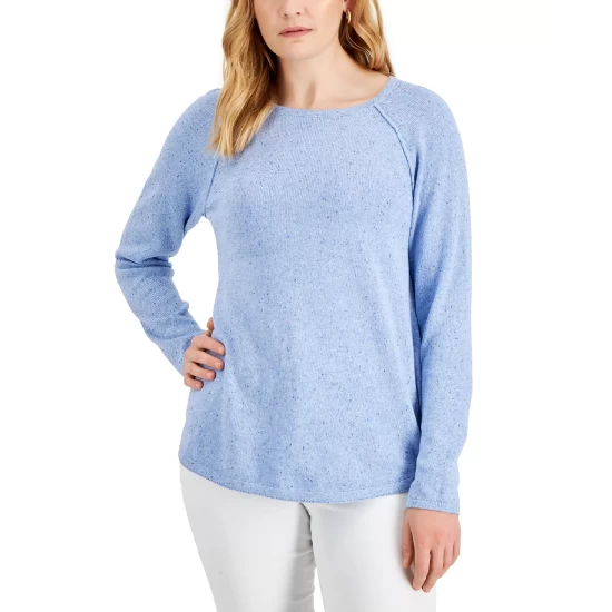Discount 🌟 Karen Scott 👩 Women's Sweater, Created For Macy's Winter White Nep ❤️ - Image 5
